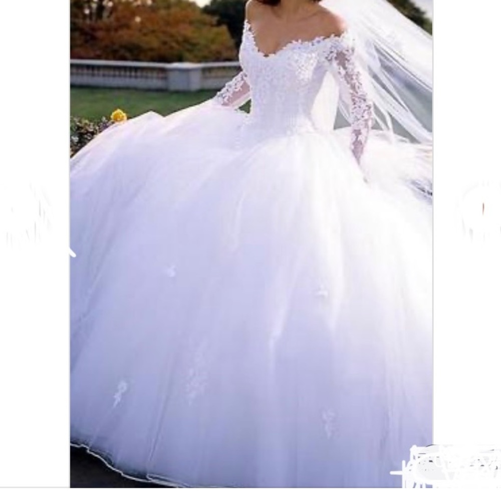 Eve of Milady wedding dress w/ detachable train💕